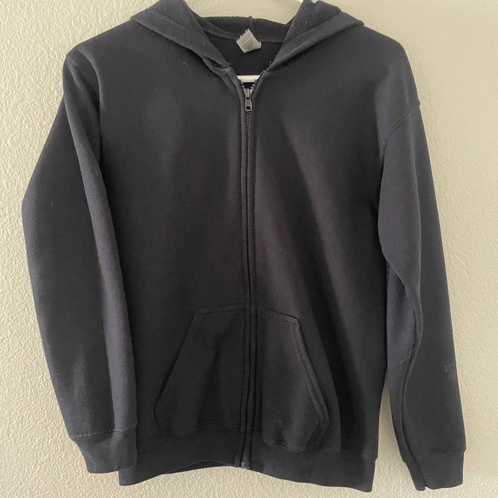 Kids Blck Zip Up